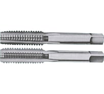Метчик CNIC 1 1/8" BSF 55гр 9ХС дюймовый, ручной, к-т из 2-х шт. 9 ниток/дюйм 56468