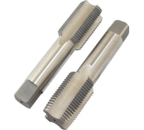 Метчик CNIC 1 3/4" BSF 55гр 9ХС дюймовый, ручной, к-т из 2-х шт. 7 ниток/дюйм 56476