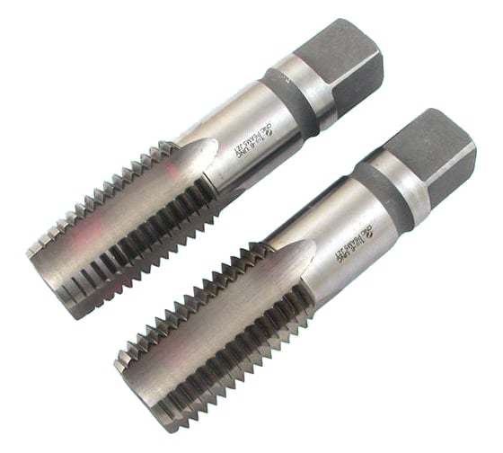 Метчик CNIC 1 1/4" UNC 60гр Р6АМ5 дюймовый, м/р., к-т из 2-х шт. 7 ниток/дюйм 56440 1