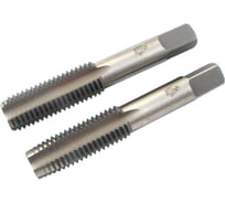 Метчик CNIC 1 3/8" UNC 60гр 9ХС дюймовый, ручной, к-т из 2-х шт. 6 ниток/дюйм 56523