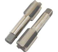Метчик CNIC 1 5/8" BSF 55гр 9ХС дюймовый, ручной, к-т из 2-х шт. 8 ниток/дюйм 56474