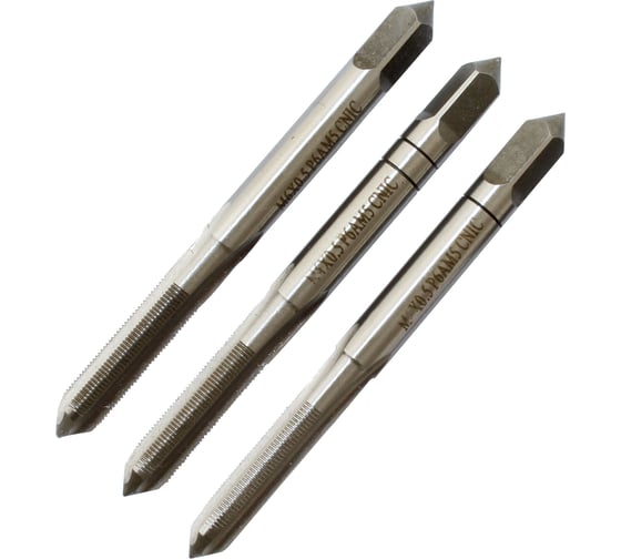 Метчик CNIC М 6,0x0,5 м/р.Р6АМ5 к-т из 3-х шт. 66039