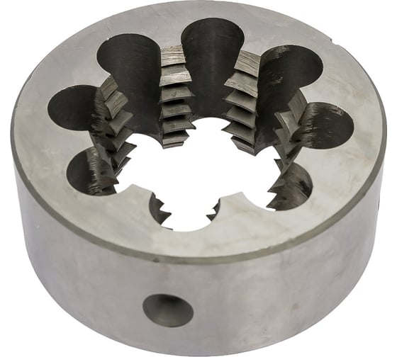 Плашка CNIC дюймовая 2"- 4 1/2BSW 55гр 9ХС 4 1/2 ниток/дюйм, dнар. 90мм резьба Уитворта 55869