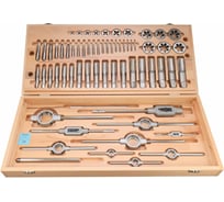 Набор метчиков и плашек VOLKEL UNC 1/4 -1,1/2 HSS-G 62пр 48054 V48054