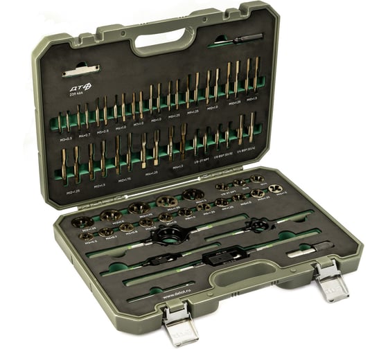 Набор метчиков и плашек Дело Техники 64 предм. 239464 1