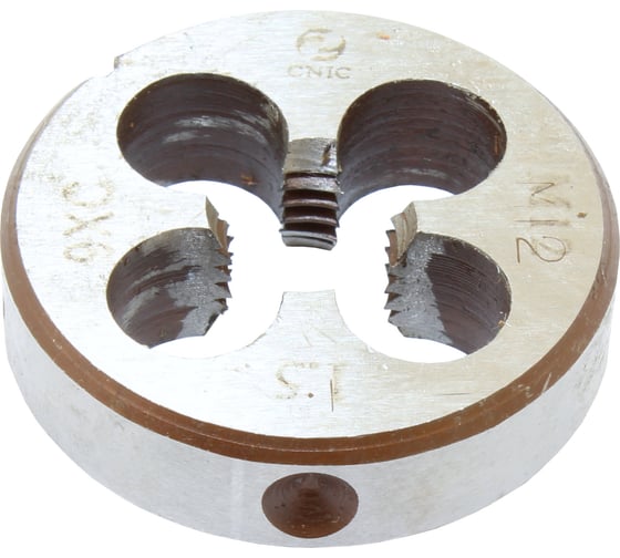 Плашка CNIC М 12,0x1,5 dнар.38мм 9ХС 6g 27289 1