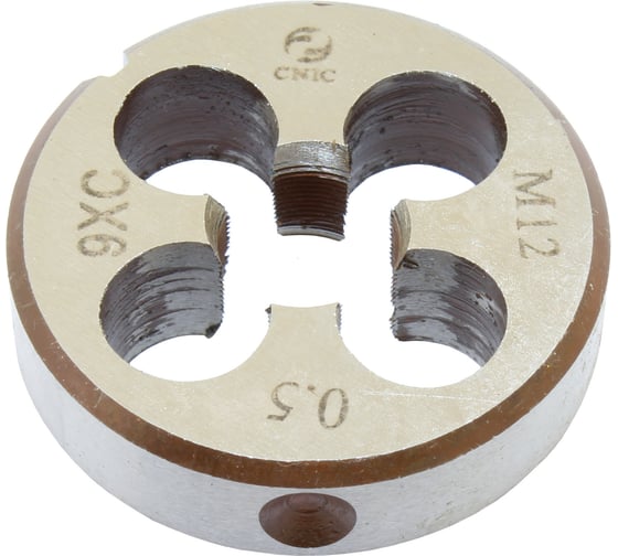 Плашка CNIC М 12,0x0,5 dнар.38мм 9ХС 6g 62599