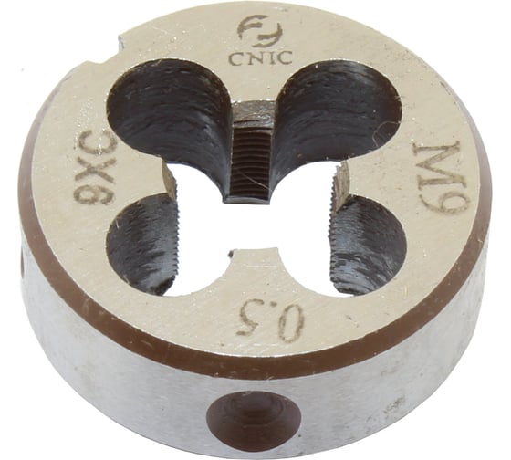 Плашка CNIC М 9,0x0,5 dнар.25мм 9ХС 6g 62591 1