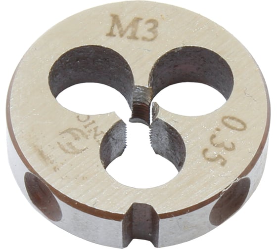 Плашка CNIC М 3,0x0,35 dнар.20мм 9ХС 6g 64540