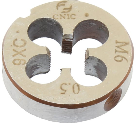 Плашка CNIC М 6,0x0,5 dнар.20мм 9ХС 6g 64544