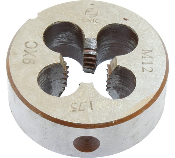 Плашка CNIC М 12,0 1,75 dнар.38мм 9ХС 6g 4196 1
