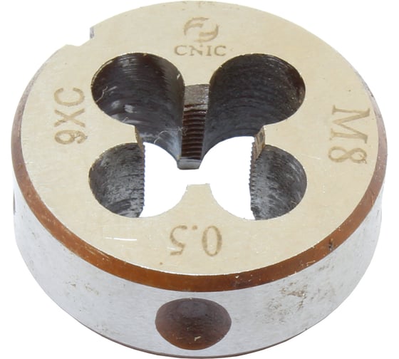 Плашка CNIC М 8,0x0,5 dнар.25мм 9ХС 6g 62587 1