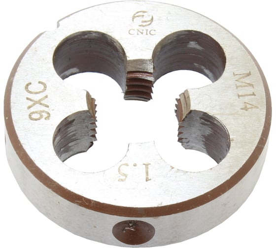 Плашка CNIC М 14,0x1,5 dнар.38мм 9ХС 6g 62607 1