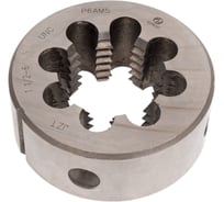 Плашка CNIC дюймовая 1 1/2"- 6 UNC 60гр Р6АМ5 6 ниток/дюйм dнар.75мм 56129