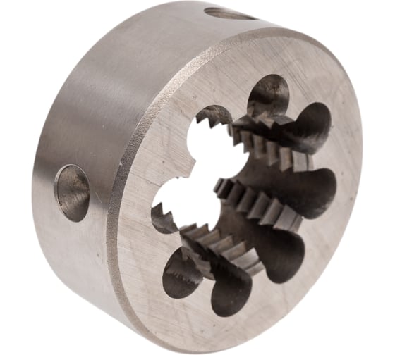 Плашка CNIC дюймовая 1 1/2"- 6 UNC 60гр Р6АМ5 6 ниток/дюйм dнар.75мм 56129