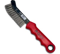 Щетка ручная для чистки суппортов Lessmann проволока стальная прямая 0,35мм 182401