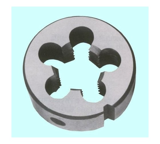 Плашка CNIC дюймовая 1 1/2"- 6 UNC 60гр 9ХС 6 ниток/дюйм dнар.75мм 9921