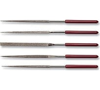 Набор надфилей CNIC алмазных из 5шт. L160x4 с обрезин. ручкой QG-2800 42416