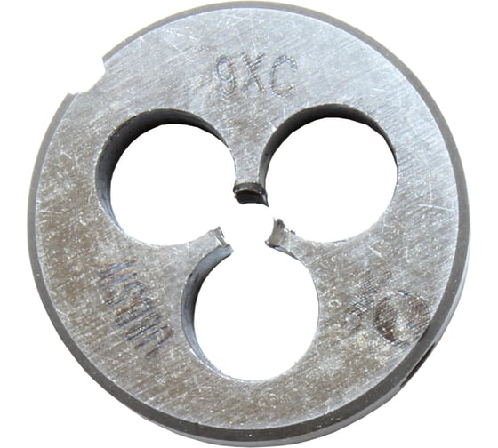 Плашка CNIC дюймовая 1/8"-40BSW 55гр 9ХС 40 ниток/дюйм, dнар. 20мм резьба Уитворта 40792