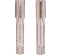 Метчик H-Tools М16, шаг 1.25мм, комплект из 2-х шт., DIN2181, HSS-G, L-70мм, a=9.0 235162HT