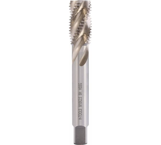 Метчик машинный H-Tools с винтовой канавкой М27, шаг 3.0мм, DIN376, HSS-G, R35 L-160мм, a=16 501100-D2-0270 1
