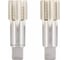 Метчик трубный H-Tools G 1.1/2 -11 комплект из 2х шт. DIN5157 HSS-G, L-140мм, a=29 25342HT 1