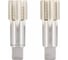 Метчик трубный H-Tools G 1.1/4 -11 комплект из 2х шт. DIN5157 HSS-G, L-125мм, a=24 25334HT 1