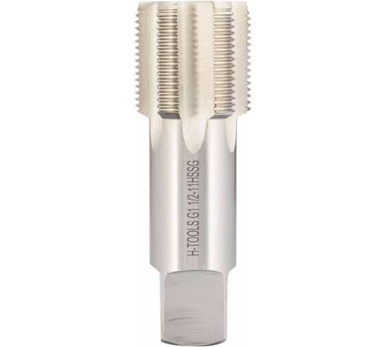 Метчик машинный H-Tools трубный G 1/16 -28 DIN5156 HSSE TiN L-90мм, a=4/9 261116EHT 1