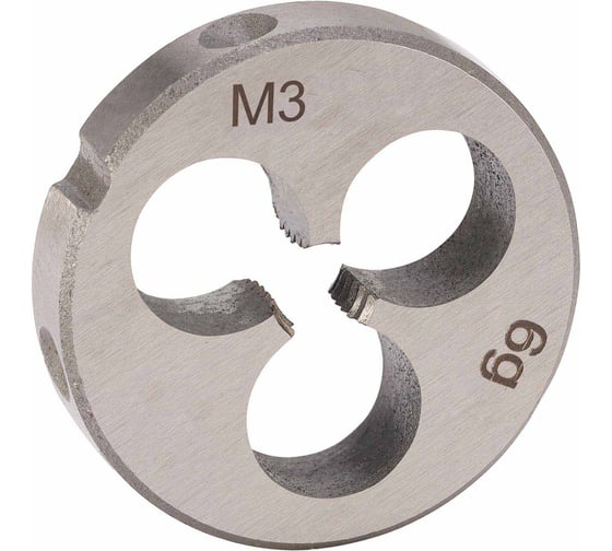 Плашка H-Tools М3, шаг 0.5мм, DINEN22568, CrV 6g 20х5мм 210030HT 1