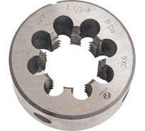 Плашка CNIC дюймовая 1 1/2"- 6BSW 55гр 9ХС 6 ниток/дюйм, dнар. 75мм резьба Уитворта 55866