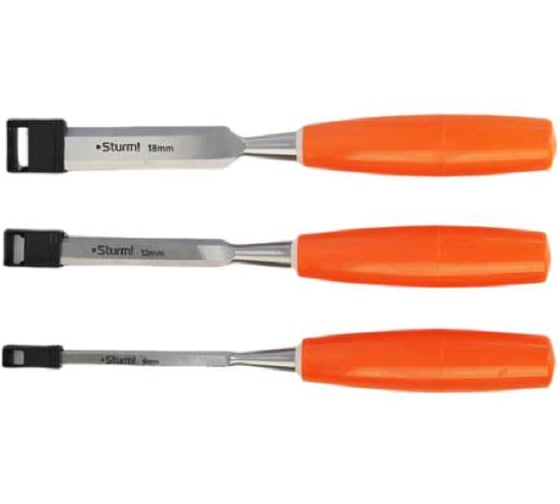 Набор стамесок Sturm PROMO 6, 12, 18 мм, 3 шт/уп 1063-02-H3SP 1