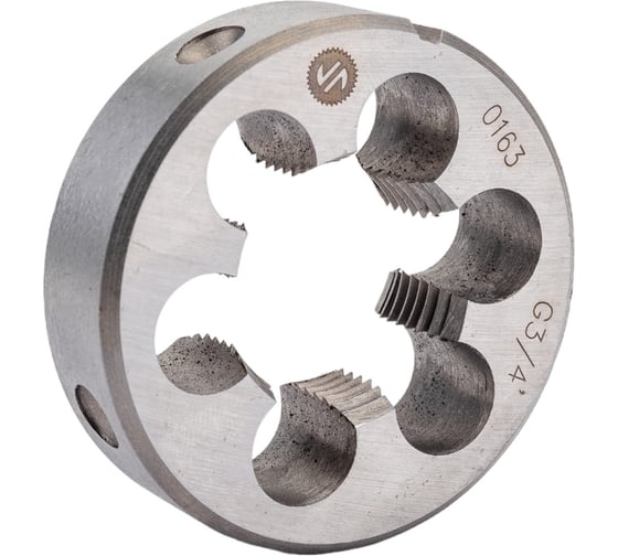 Трубная плашка ИНСТУЛС G 3/4 55x16 9ХС 2654-0163 ГОСТ 9740-71 00001178582