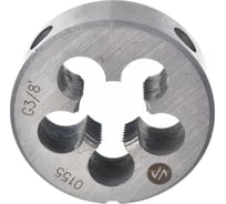 Трубная плашка ИНСТУЛС G 3/8 45x14 9ХС 2654-0155 ГОСТ 9740-71 00001425766