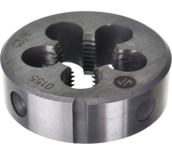 Трубная плашка ИНСТУЛС G 3/8 45x14 9ХС 2654-0155 ГОСТ 9740-71 00001425766