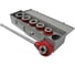Ручной клупп TD-tools 12R, набор BSPT 1/2-2 в стальном кейсе TD-12R 4