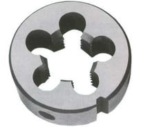 Плашка дюймовая CNIC 1/4-20 UNC 60гр Р6АМ5 20 ниток/дюйм, dнар.20мм 56115