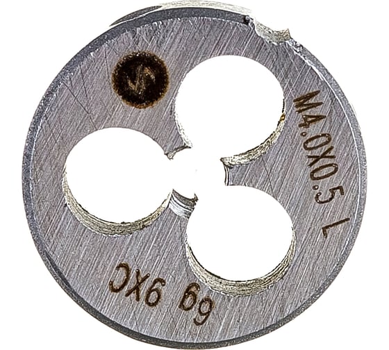 Плашка ИНСТУЛС М4.0x0.5x20x5 9ХС 6g 2650-1528 лев ГОСТ 9740-71 00001378366