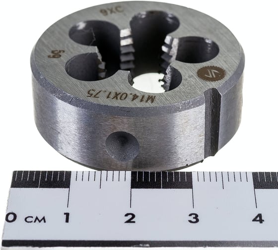 Плашка ИНСТУЛС М14.0x1.75x38x14 9ХС 6g ГОСТ 9740-71 00001379520