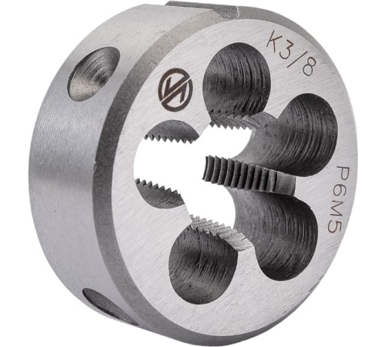 Плашка ИНСТУЛС дюйм К 3/8 45x18 Р6М5 2684-0004 ГОСТ 6228-80 00001335310