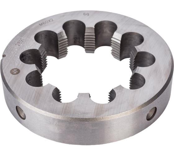 Плашка ИНСТУЛС М60.0x2.0x105x22 9ХС 6g 2650-2891 ГОСТ 9740-71 00001178654