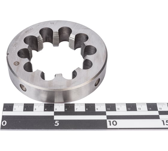 Плашка ИНСТУЛС М60.0x2.0x105x22 9ХС 6g 2650-2891 ГОСТ 9740-71 00001178654