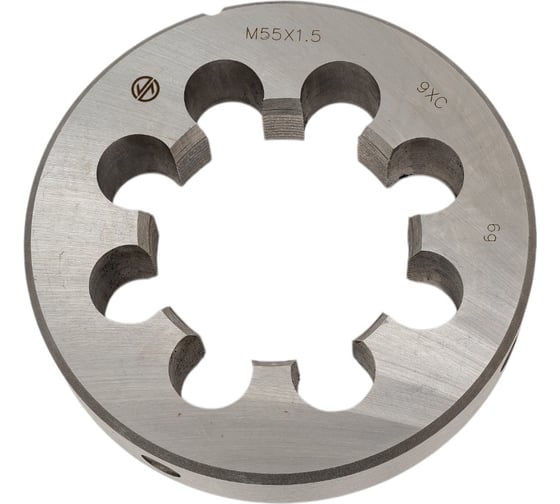 Плашка ИНСТУЛС М55.0x1.5x105x22 9ХС 6g 2650-2823 ГОСТ 9740-71 00001178644