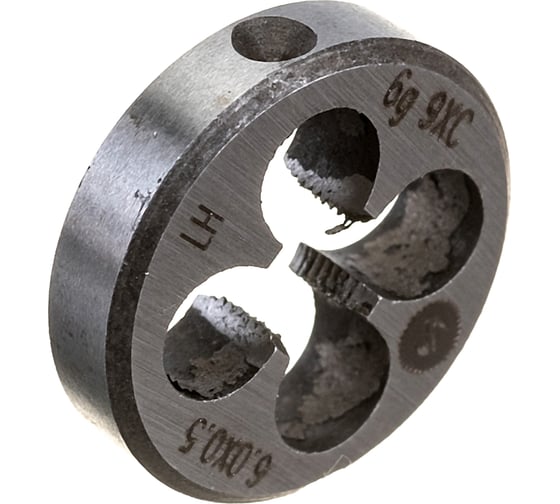 Плашка ИНСТУЛС М6.0x0.5x20x5 9ХС 6g 2650-1588 лев ГОСТ 9740-71 00001178335 1