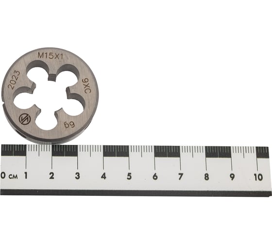 Плашка ИНСТУЛС М15.0x1.0x38x10 9ХС 6g 2650-2023 ГОСТ 9740-71 00001178588
