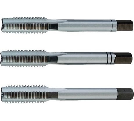 Метчик PROMAT ручной М6х1 комплект 3 шт HSS DIN 352 4000867113