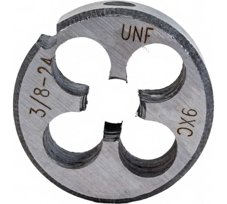 Дюймовая Плашка ИПК UNF 3/ 8 (24 ниток, 9ХС) UNF 3/8-24 9XC