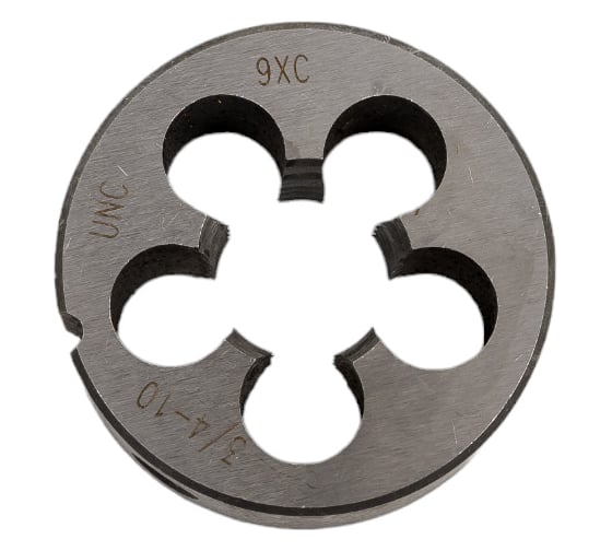 Дюймовая Плашка ИПК UNC 3/4 (10 ниток, 9ХС) UNC 3/4-10 9XC 1