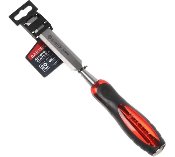 Долото-стамеска BARTEX 20 мм, рук двухкомп обрезин, , Тигровый глаз, 1248520 329680 1