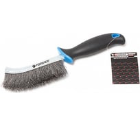 Щетка по металлу Forsage ручная в железном корпусе с полипропиленовой эргономической рукояткой 17418 F-34012132