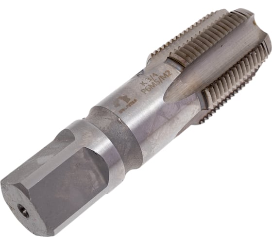 Трубный конический метчик WOLFSTAR м/р Rc3/4" P6M5/M2 ГОСТ 6227-80 ta00475
